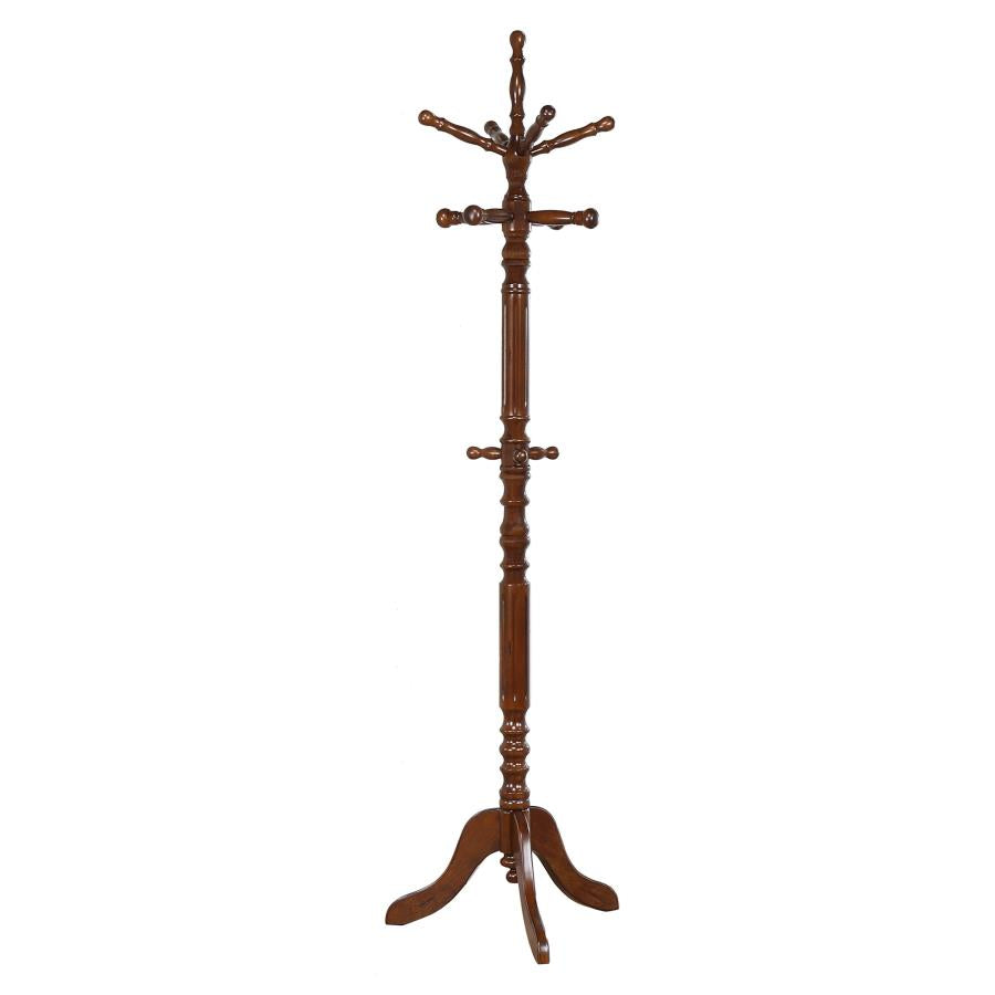 Achelle 11 Hook Freestanding Coat Rack Hat Hanger Tobacco - 900769