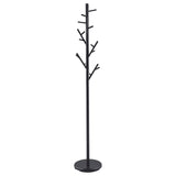 Clover 18 Hook Freestanding Metal Coat Rack Hat Hanger Black - 900897