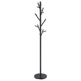 Clover 18 Hook Freestanding Metal Coat Rack Hat Hanger Black - 900897