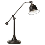 Eduardo 25-inch Bell Down Bridge Table Lamp Dark Bronze - 901186