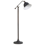 Eduardo 54-inch Bell Down Bridge Floor Lamp Dark Bronze - 901231