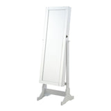Yvonne Cheval Mirror with Jewelry Storage Dove Grey - 901866