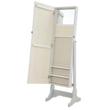 Yvonne Cheval Mirror with Jewelry Storage Dove Grey - 901866