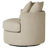 Debbie Upholstered Swivel Accent Chair Camel - 902274