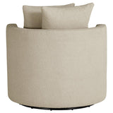Debbie Upholstered Swivel Accent Chair Camel - 902274