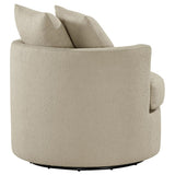 Debbie Upholstered Swivel Accent Chair Camel - 902274