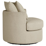 Debbie Upholstered Swivel Accent Chair Camel - 902274