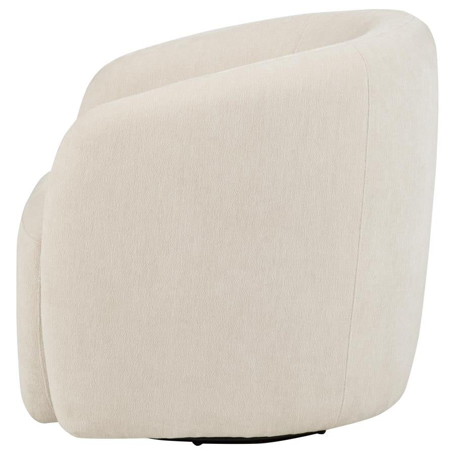 Gerley Chenille Upholstered Swivel Accent Chair Beige - 902473