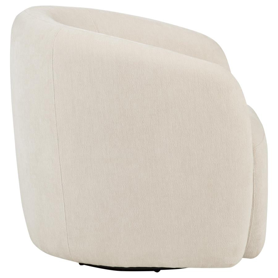 Gerley Chenille Upholstered Swivel Accent Chair Beige - 902473