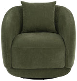 Arnaud Chenille Upholstered Swivel Accent Chair Green - 902487
