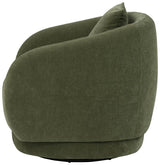 Arnaud Chenille Upholstered Swivel Accent Chair Green - 902487