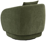 Arnaud Chenille Upholstered Swivel Accent Chair Green - 902487