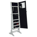 Elle Cheval Mirror with Jewelry Storage Silver - 902779