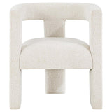 Petra Boucle Upholstered Accent Side Chair White - 902881