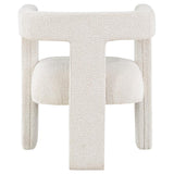 Petra Boucle Upholstered Accent Side Chair White - 902881