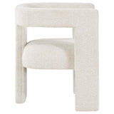 Petra Boucle Upholstered Accent Side Chair White - 902881