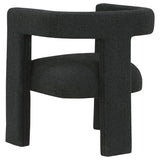 Petra Boucle Upholstered Accent Side Chair Black - 902882