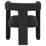 Petra Boucle Upholstered Accent Side Chair Black - 902882