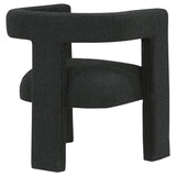 Petra Boucle Upholstered Accent Side Chair Black - 902882