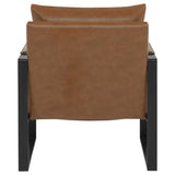 Rosalind Upholstered Track Arm Accent Chair Brown - 903019