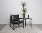 Rosalind Upholstered Track Arm Accent Chair Black - 903021
