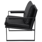 Rosalind Upholstered Track Arm Accent Chair Black - 903021