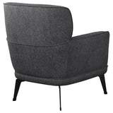 Andrea Upholstered Crecent Arm Accent Chair Grey - 903082