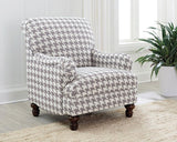 Glenn Upholstered English Arm Accent Chair Grey - 903096