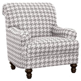 Glenn Upholstered English Arm Accent Chair Grey - 903096