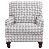 Glenn Upholstered English Arm Accent Chair Grey - 903096