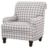 Glenn Upholstered English Arm Accent Chair Grey - 903096