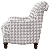 Glenn Upholstered English Arm Accent Chair Grey - 903096