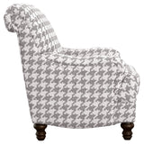 Glenn Upholstered English Arm Accent Chair Grey - 903096