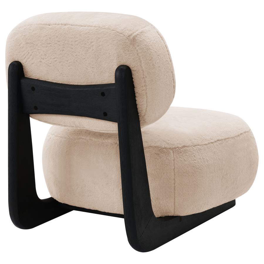 Duffie Upholstered Armless Accent Chair Camel - 903097