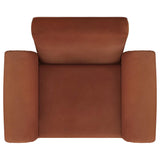 Liana Upholstered Roll Arm Accent Armchair Rust Orange - 903150