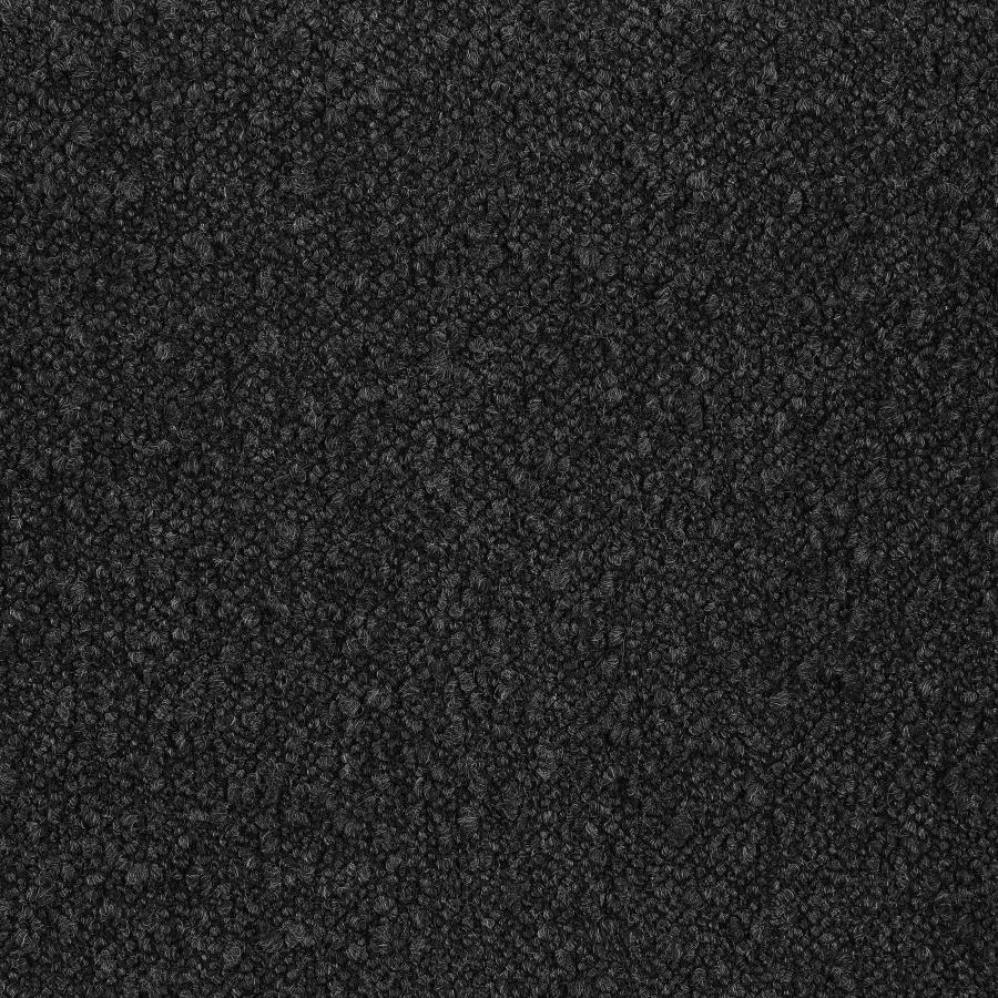 Ronea Boucle Upholstered Armless Curved Chair Charcoal - 903155
