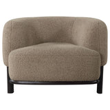 Lawler Upholstered Barrel Back Accent Chair Mushroom - 903170