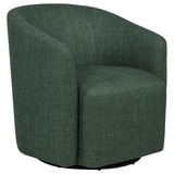 Mossbrook Fabric Upholstered Swivel Accent Chair Green - 903222