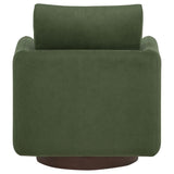 Iris Fabric Upholstered Swivel Accent Chair Matcha - 903257