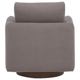 Iris Fabric Upholstered Swivel Accent Chair Stone - 903258
