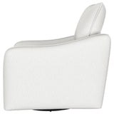 Madia Upholstered Sloped Arm Swivel Glider Chair Vanilla - 903391