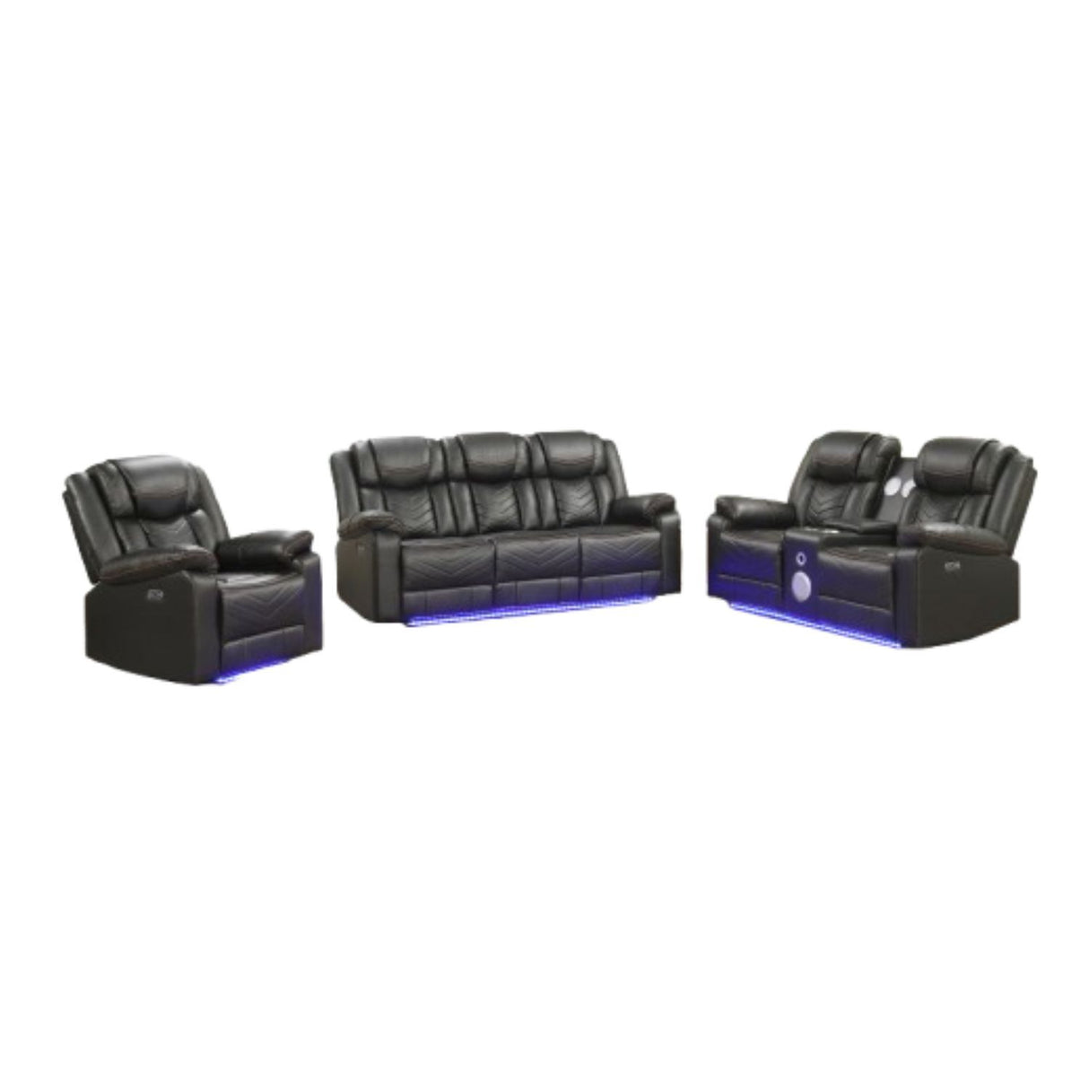 Challenger - LED Power Recliner Set