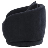 Arnaud Chenille Upholstered Swivel Accent Chair Navy - 903487
