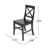 Plethora - Dining Chair With X Shaped Back (Set of 2)