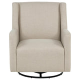 Sorrel Fabric Upholstered Swivel Glider Arm Chair Latte - 903930