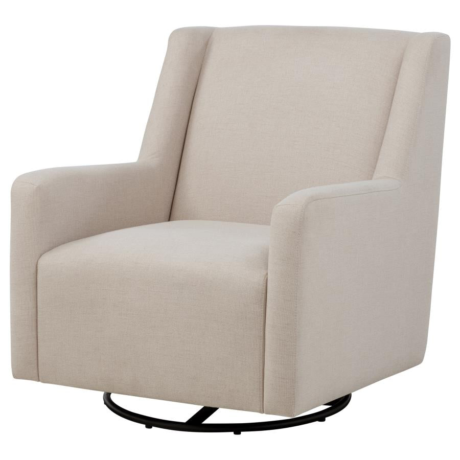 Sorrel Fabric Upholstered Swivel Glider Arm Chair Latte - 903930