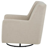 Sorrel Fabric Upholstered Swivel Glider Arm Chair Latte - 903930