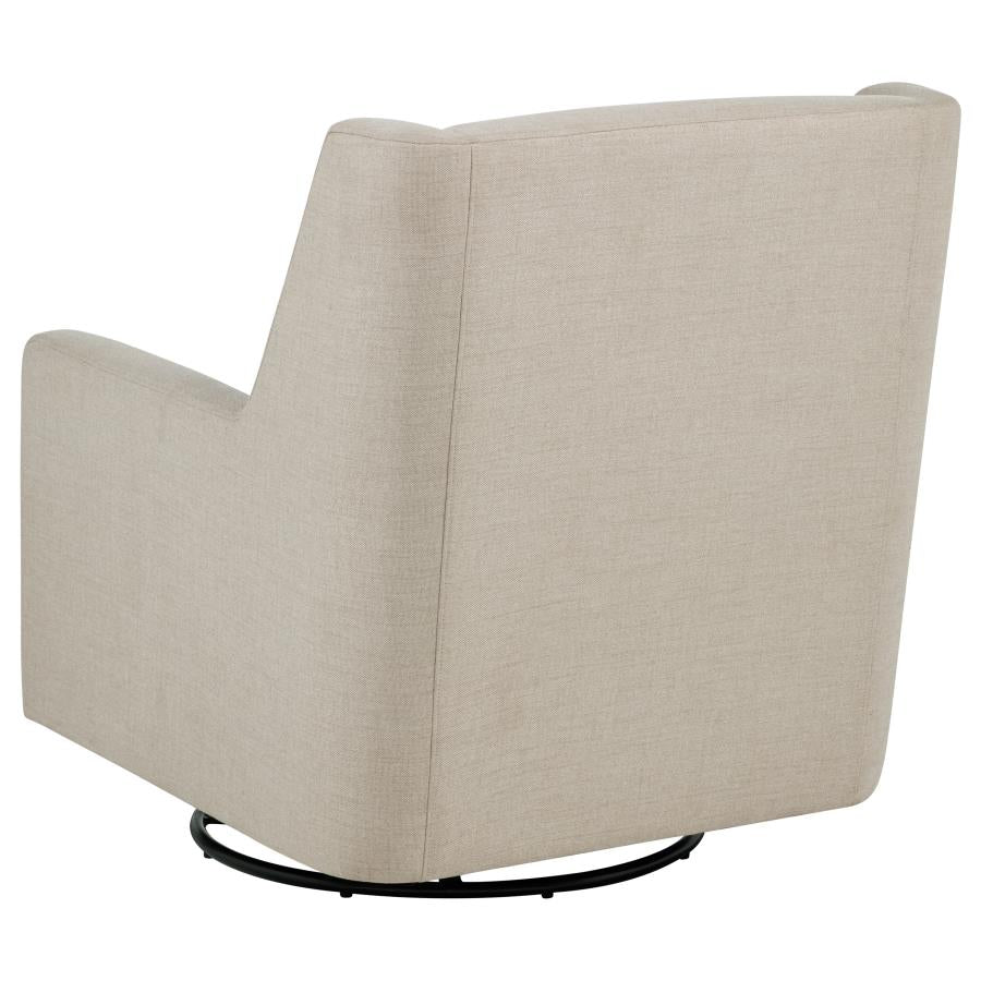 Sorrel Fabric Upholstered Swivel Glider Arm Chair Latte - 903930