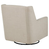 Sorrel Fabric Upholstered Swivel Glider Arm Chair Latte - 903930