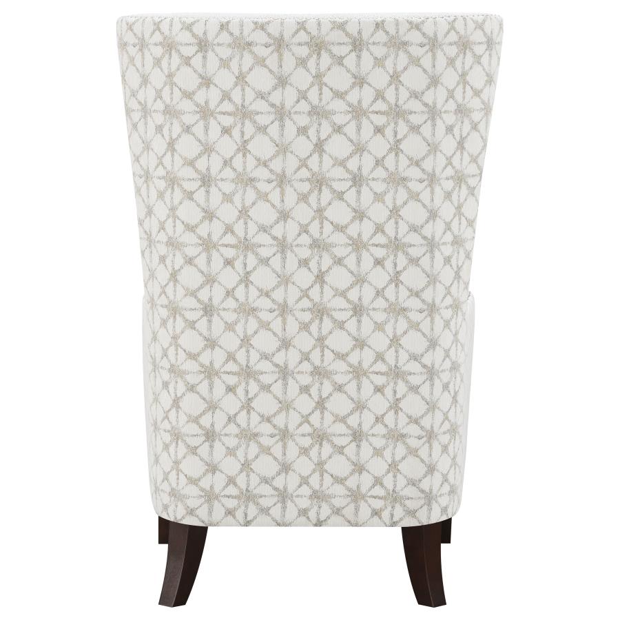 Pippin Upholstered High Wingback Accent Chair Latte - 904066